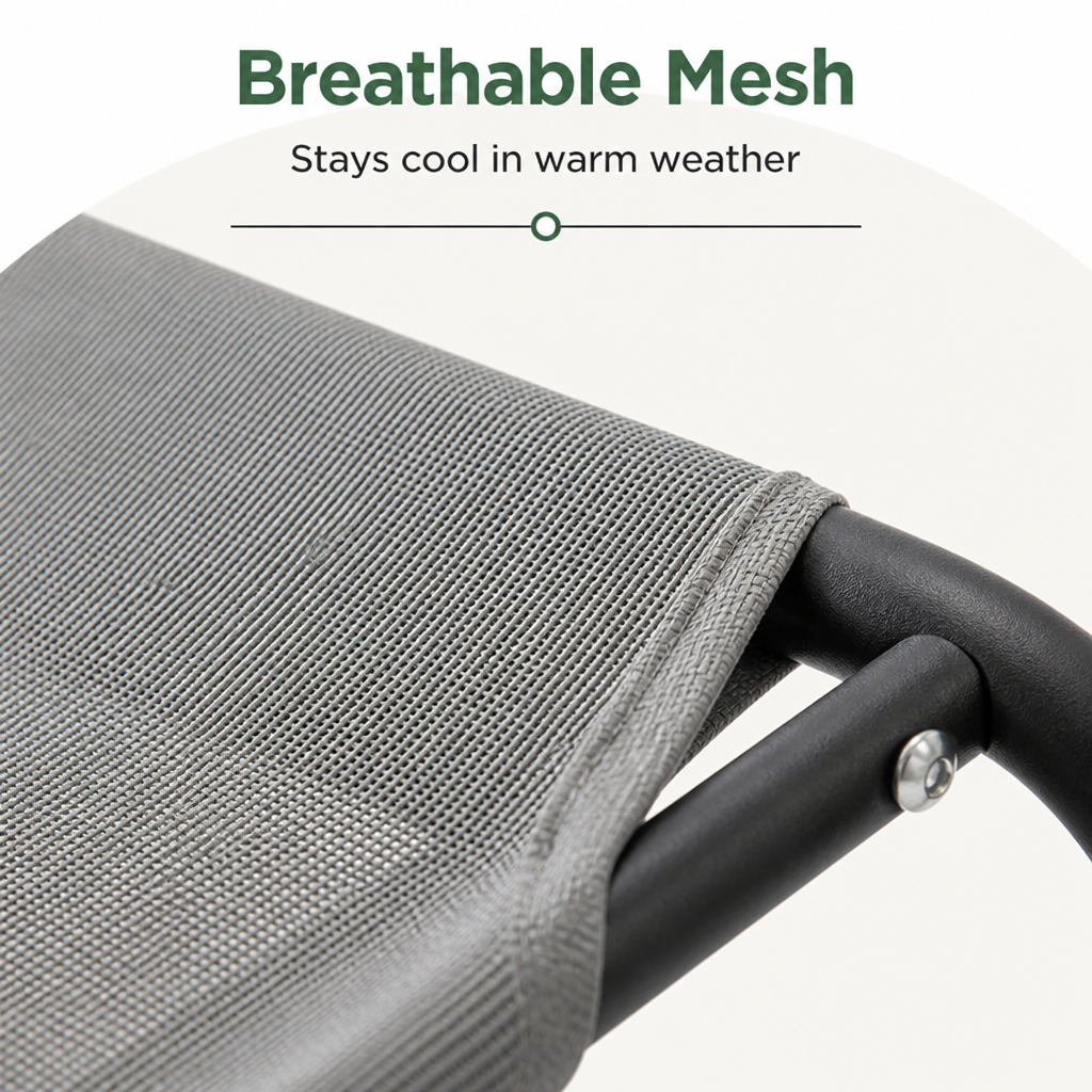 Ortekor Elevated Cooling & Chew-Resistant Dog Bed