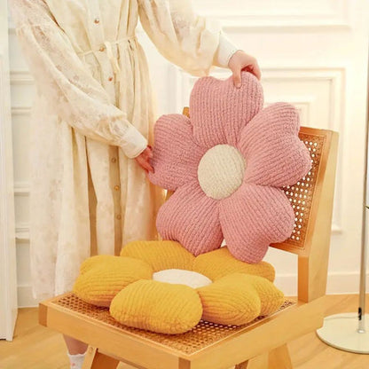 Flora Cushion - Microfiber Flower Shape, Versatile Comfort
