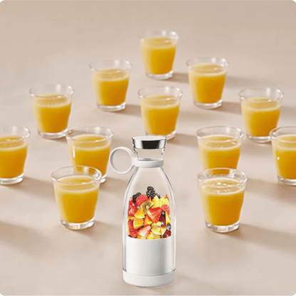 Licuadora personal recargable por USB, botella de 17 oz para batidos de proteínas, licuados, jugos, ideal para llevar, ejercicio, viajes, hogar, oficina y entrenamiento