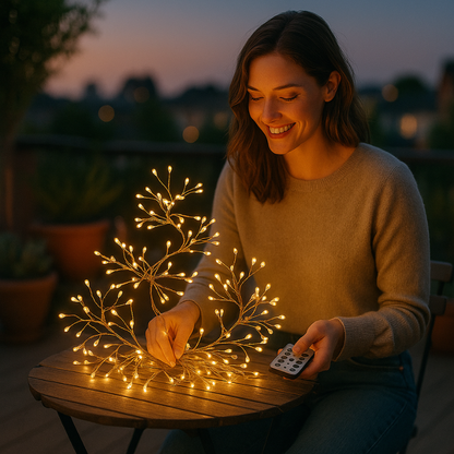 FlexiGlow | Outdoor String Lights with Remote Control & Flexible Design | Create Enchanting Ambiance for Parties and Events
