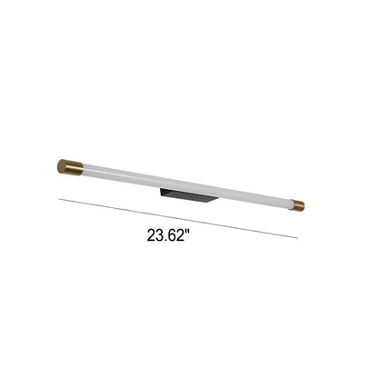 Linear LED Aluminum Light Bar 16-59 in Hardwired Fixture Dimmable 8W-36W Black Gold for Bedroom Living Room Hallway Mirror Bathroom Accent W
