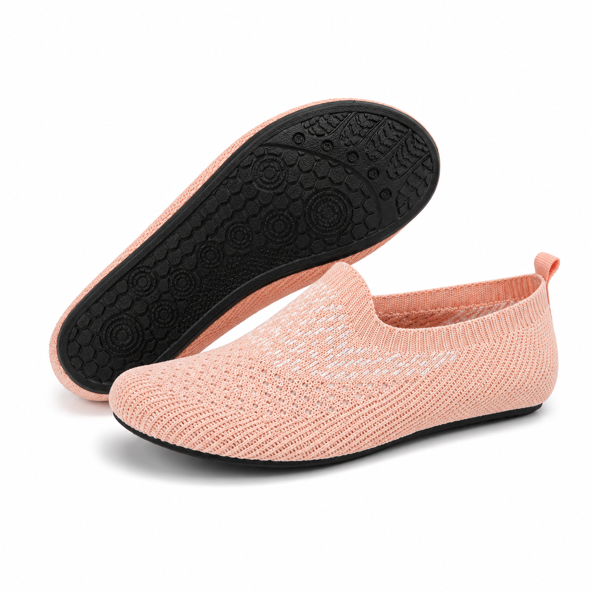 Lightweight Mesh Athletic Sneakers Men's Laceless Running Trainers Flexible Sole for Gym Jogging Daily Wear Travel