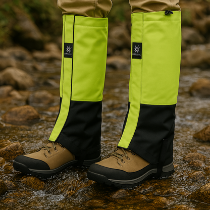 Waterproof Snow Gaiters for Hiking & Winter Sports – Insulated Leg Protection for Trekking, Skiing & Snowshoeing