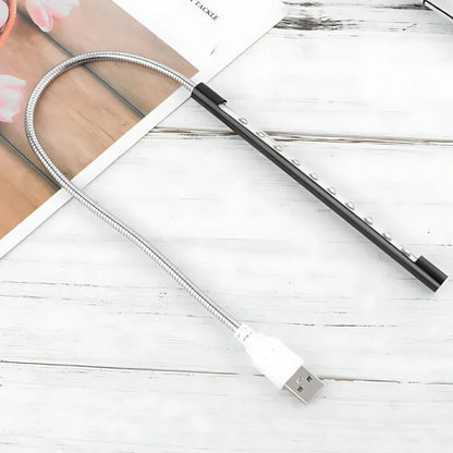 Flexible USB Desk Light with Adjustable Gooseneck Arm for Reading, Computer Work & Office Task Lighting
