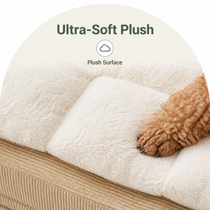 Ortekor Ergonomic Spinal Support & Removable Pillow Dog Bed