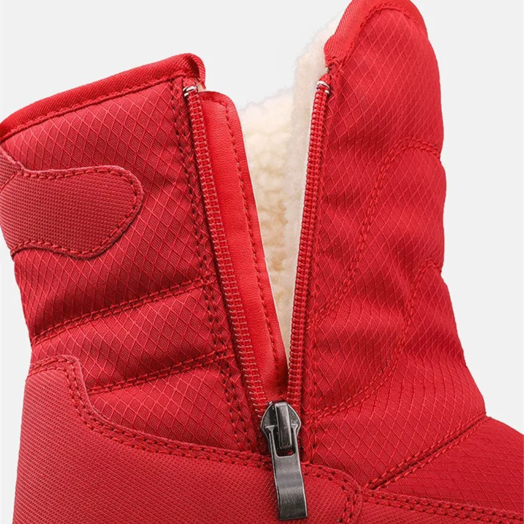 Women's Waterproof Insulated Winter Boots with Anti-Slip Sole for Cold Weather Snow Rain