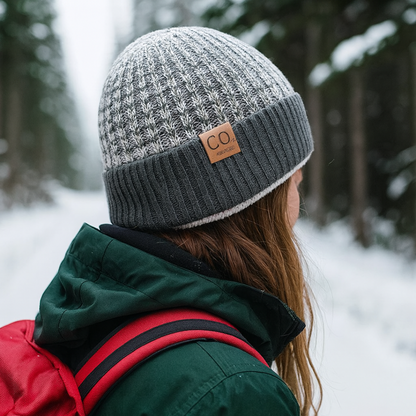 Fleece-Lined Knit Winter Beanie Hat for Men & Women – Warm Thermal Skull Cap – Cold Weather Headwear for Outdoors & Everyday