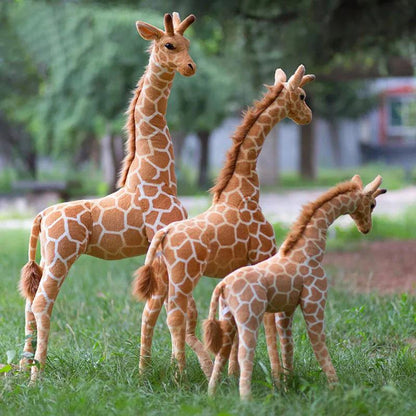 Oversized Plush Giraffe Toy for Kids Bedroom – Soft Cotton Huggable Nursery Companion