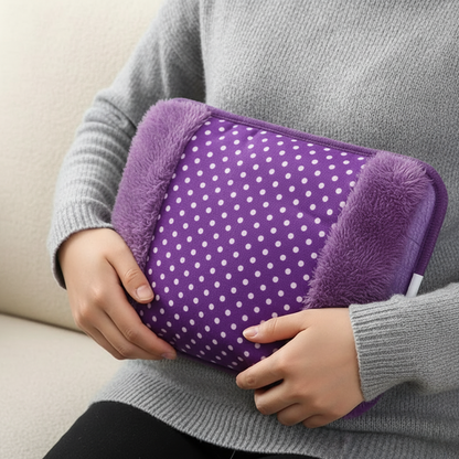 Almohadilla térmica eléctrica con función de calentador de manos: bolsa de calor recargable para estómago, manos y pies