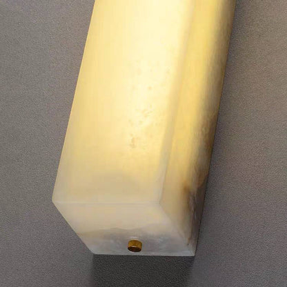 Outdoor LED Sconce Resin Vertical Design 24 in Weatherproof Patio Entry Porch Fixture Modern Exterior Lighting for Home Walkways