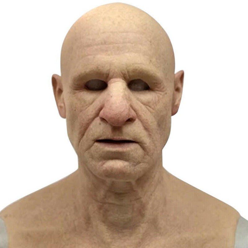 Full Face Character Mask for Adults – Natural Latex Costume Headpiece for Halloween, Theater & Cosplay Events