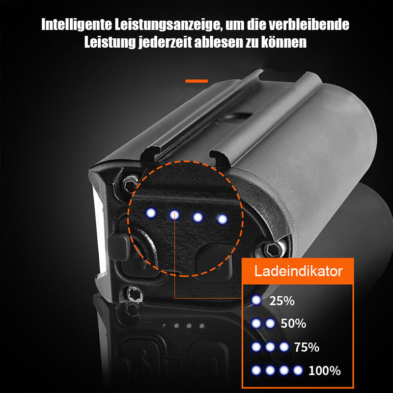 Ultra-Bright 900-Lumen Bike Headlight with 180° Wide-Angle Beam for Night Cycling Safety