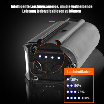 Ultra-Bright 900-Lumen Bike Headlight with 180° Wide-Angle Beam for Night Cycling Safety