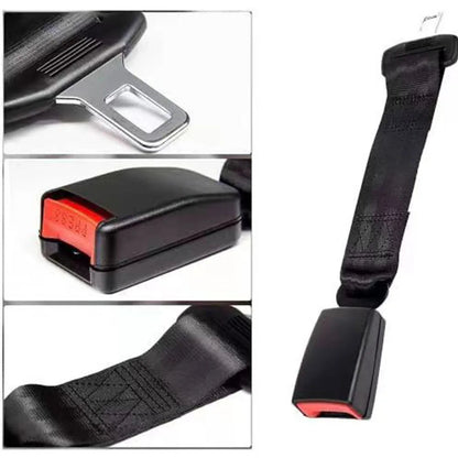 Adjustable Seatbelt Extension Strap for Cars – 14 Inch Length – Metal & ABS Build – Fits Child Seats & Standard Buckles – Easy Install