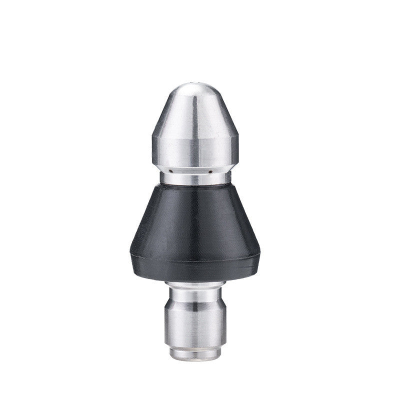 Pressure Washer Sewer Jetter Attachment for Stubborn Pipe Clogs 1/4 Inch Quick Connect Rotary Cleaning Tool for Household Drains Kitchen Bat