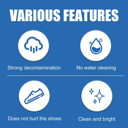 2-Pack Shoe Cleaning Cream – Gentle Stain Remover for Leather, Canvas & Sneakers