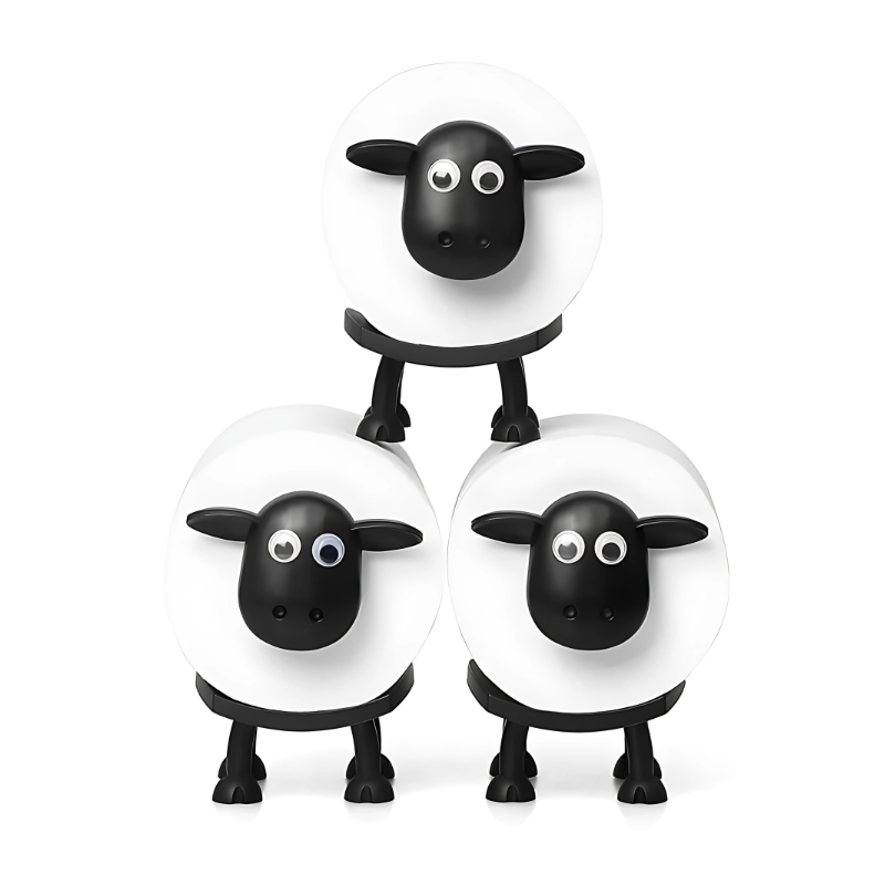 Sheep Toilet Paper Holder Stand - Freestanding Bathroom Roll Storage Organizer - Fun Novelty Animal Design for Bathroom, Kids Room & Guest