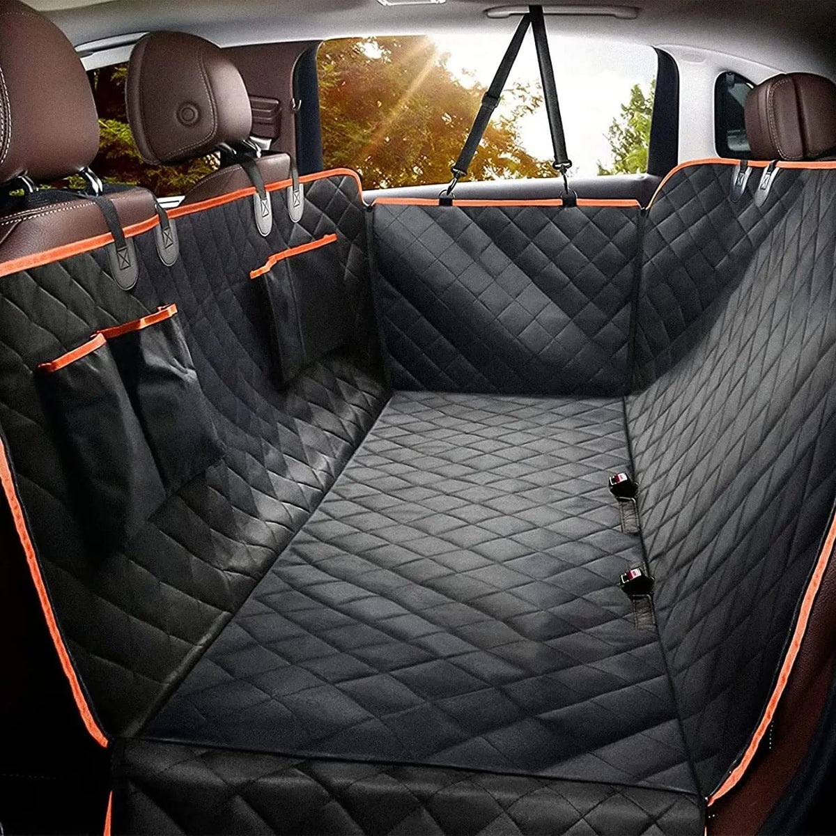 CarCompanion | Protector impermeable para asientos de coche para perros con diseño antideslizante | Funda cómoda para viajes