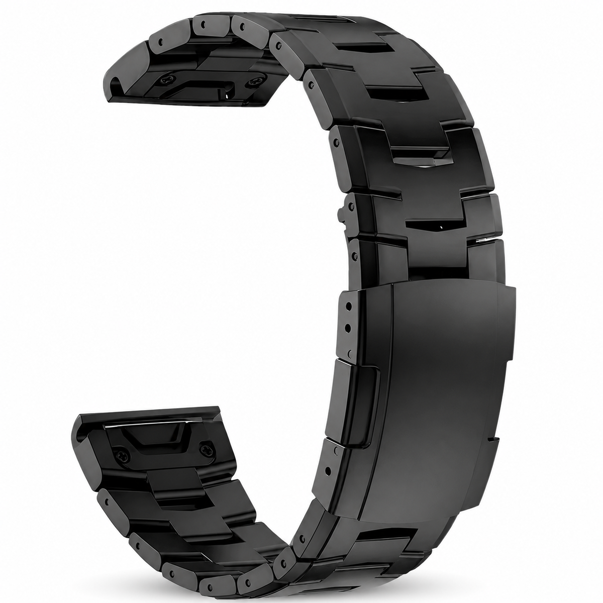 Premium Titanium Watch Band for Garmin Fenix 9 – Metal Link Bracelet with Tool-Free QuickFit Connection – 22mm & 26mm Options for 47mm /