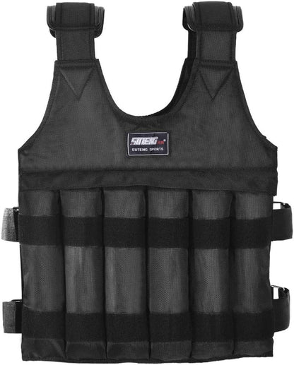 Progressive Resistance Training Vest with Adjustable Load Capacity Up to 65 lb for Running Walking Strength Workouts Cardio HIIT
