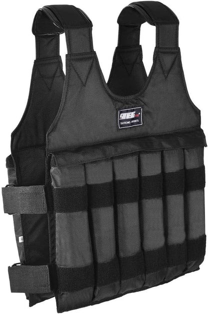 Progressive Resistance Training Vest with Adjustable Load Capacity Up to 65 lb for Running Walking Strength Workouts Cardio HIIT