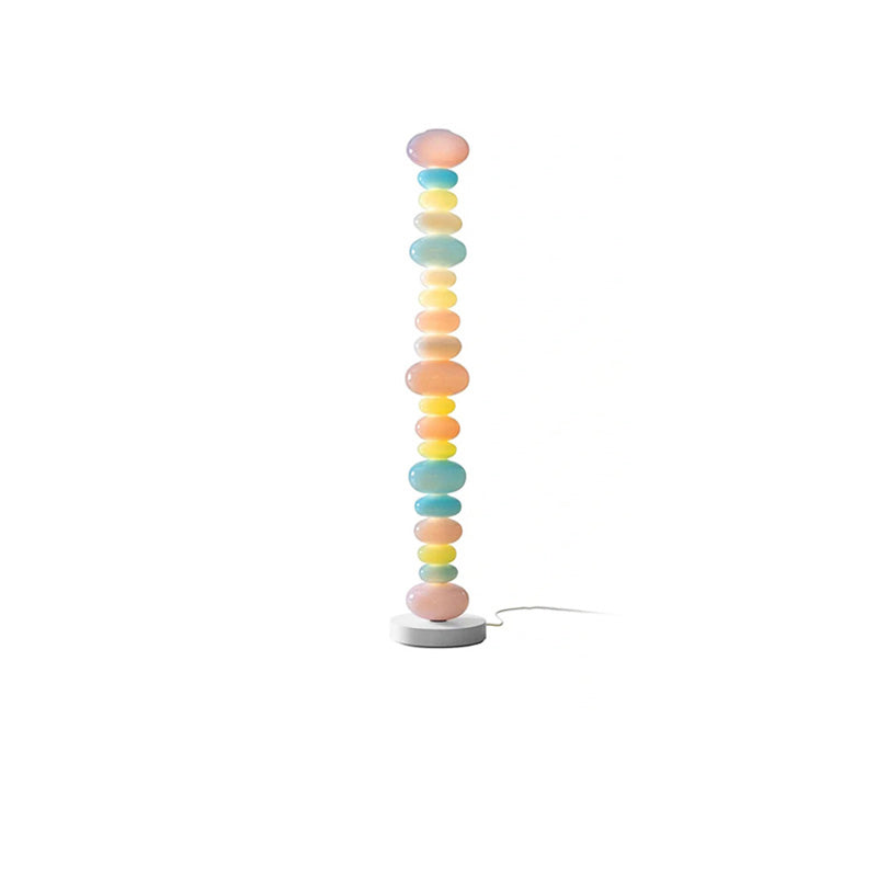 Translucent Acrylic Tower Light 63 Inches Tall Modern Statement Piece for Bedrooms Lounges Hallways Offices