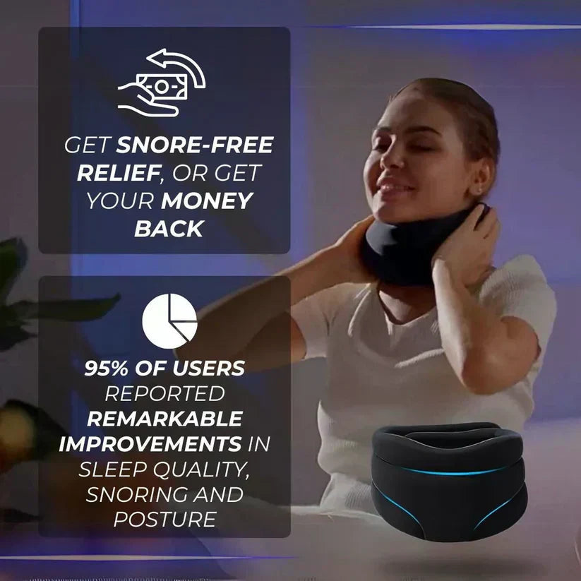 Almohada ergonómica | La mejor almohada para quienes duermen de lado con optimización de flujo de aire | Diseño contorneado para aliviar el dolor de cuello
