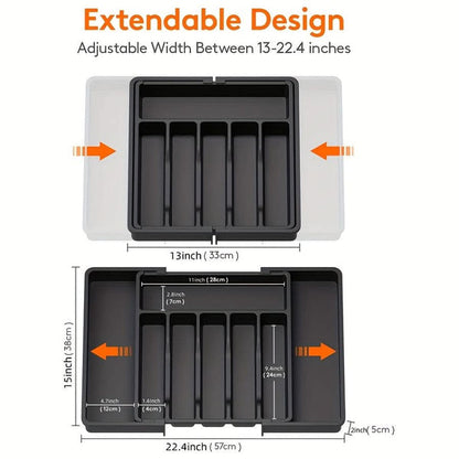 FLEXITRAY – Organizador de utensilios expandible para cajones de cocina