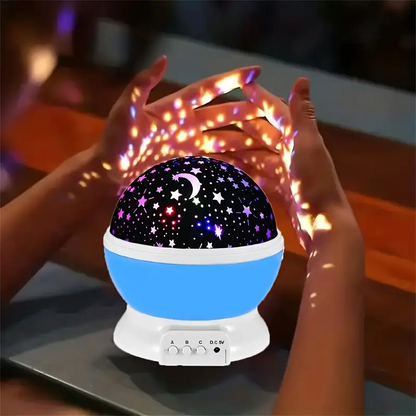 Lámpara Nocturna Relajante Galaxia con Música y Cielo Estrellado