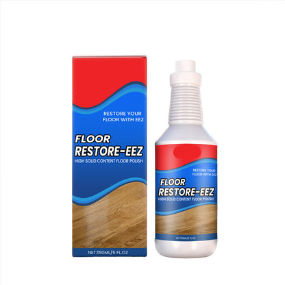 Floor Polish & Restorer Liquid – Revives Shine on Hardwood, Tile & Laminate – Hides Scratches & Renews Color for Living Rooms, Kitchens, Hal