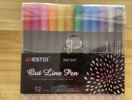 Dual-Tip Metallic Art Markers for Kids – Vibrant Colors for Glass, Paper & Acrylic Projects