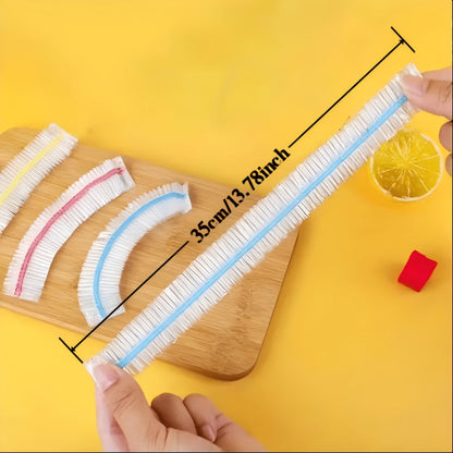 Stretchy Food Storage Covers for Plates & Bowls – 1000-Pack Disposable PE Lids for Kitchen, Fridge & Meal Prep