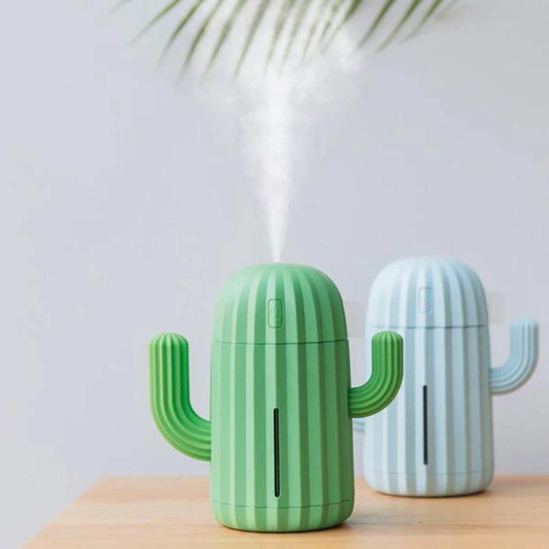 Compact Cactus LED USB Humidifier