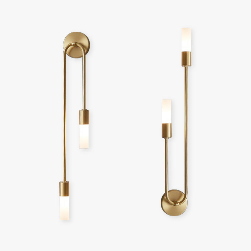 Indoor Sconce Fixture 10 Inch Gold Metal Accent Light for Bedroom Dining Area Living Space Hardwired G9 LED Warm White Lighting