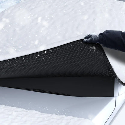 Magnetic Windshield Snow Cover for Cars – All-Season Protection from Ice, Frost & Sun – Easy Install with Built-In Magnets