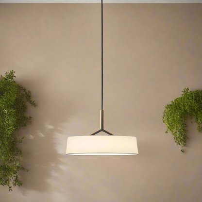 Lámpara de techo LED de metal con cable ajustable, 18 pulgadas de diámetro, para encimera de cocina y comedor