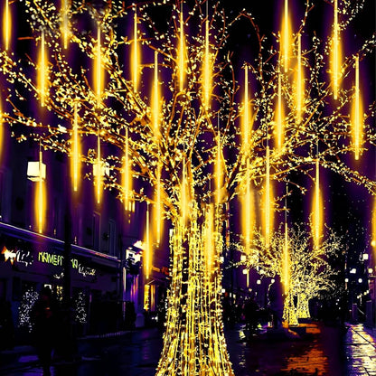 METEORLUME – Cascading Lights for Captivating Garden Nights