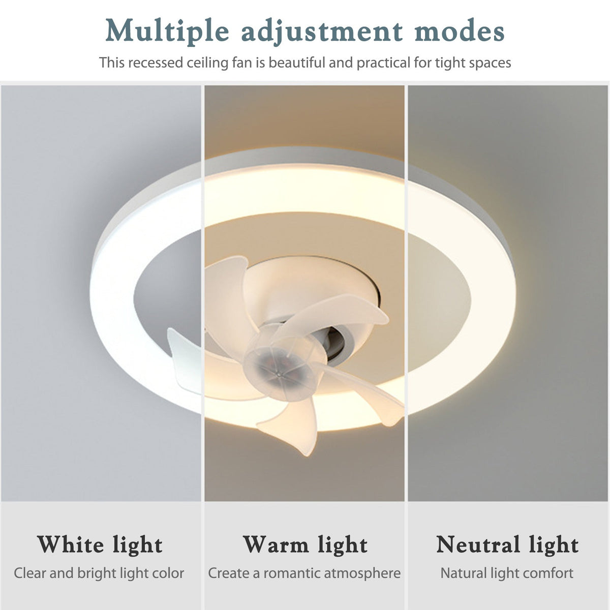 360° Modern Ceiling Fan with Lights & Remote Control | Stylish Design for Comfortable Atmosphere