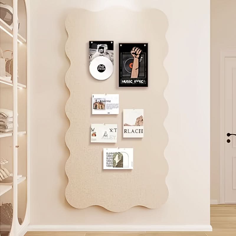 Felt Pin Board with Push Pins – 24×47 in Wall Organizer for Notes, Photos & Memos – Home Office Bulletin Display