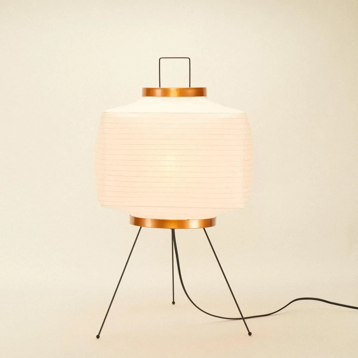 Geometric Paper Lantern Stand Lamp White 24 inch Tall Zen Décor Soft Glow Minimal Japanese Ambient Light Reading Nook Bedroom Living Space