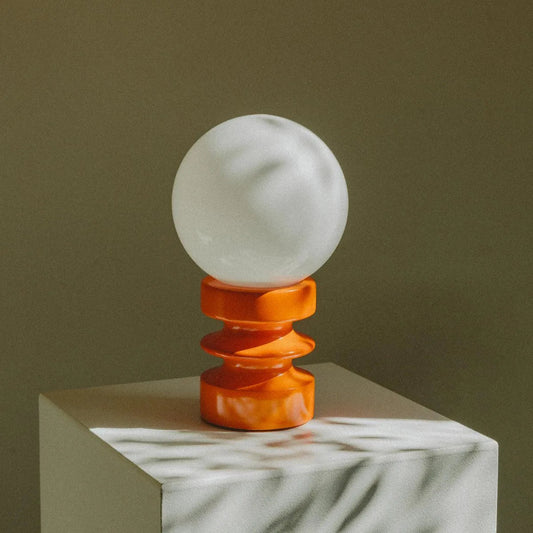 Lámpara de escritorio de madera con globo esmerilado, luz de acento de 11 pulgadas para mesa de noche, estudio, dormitorio, sala de estar, decoración moderna vintage