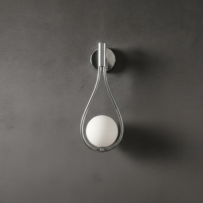 Metal Wall Sconce Minimalist Lamp Gold Black Silver Finish Hardwired Fixture Bedroom Hallway Living Room Dining Room Sconce