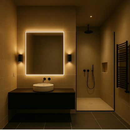 Plug-In Dimmable Night Light with Auto Sensor – Adjustable LED Wall Lamp for Bedroom, Hallway & Bathroom