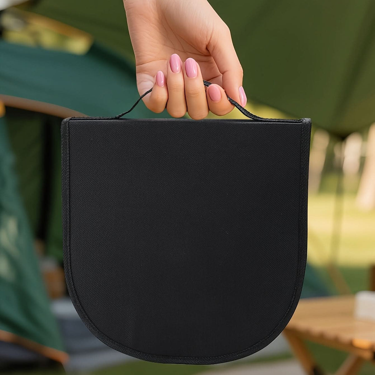 TREKDINE – Juego de viaje con platos y pinzas portátiles para comida