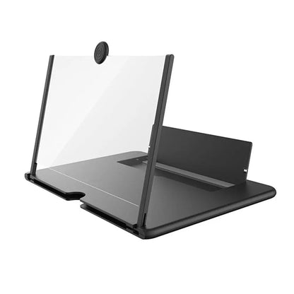 Phone Screen Magnifier Stand with Adjustable Viewing Angle for Video Streaming and Hands-Free Use