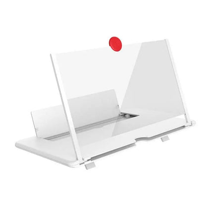 Phone Screen Magnifier Stand with Adjustable Viewing Angle for Video Streaming and Hands-Free Use