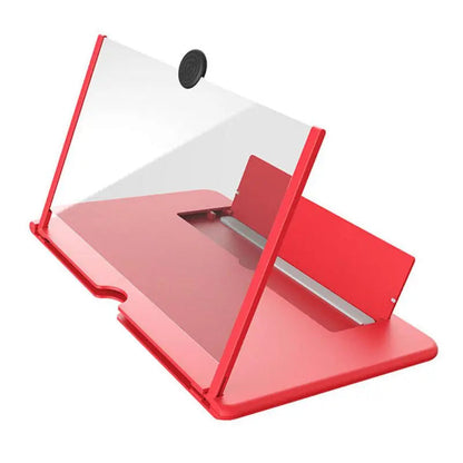 Phone Screen Magnifier Stand with Adjustable Viewing Angle for Video Streaming and Hands-Free Use
