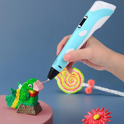 3D Drawing Pen for Kids & Adults – Handheld Art Tool with 164 ft Filament & USB Power