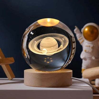 3D Engraved LED Lamp - Night Light with Warm White Glow - Home Decor