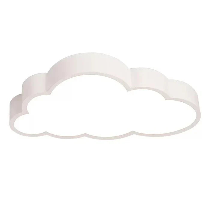 Cloud-Shaped LED Ceiling Light for Kids Rooms – Soft Warm Glow, Modern Playful Nursery Lighting Fixture, Energy-Efficient Acrylic Flush